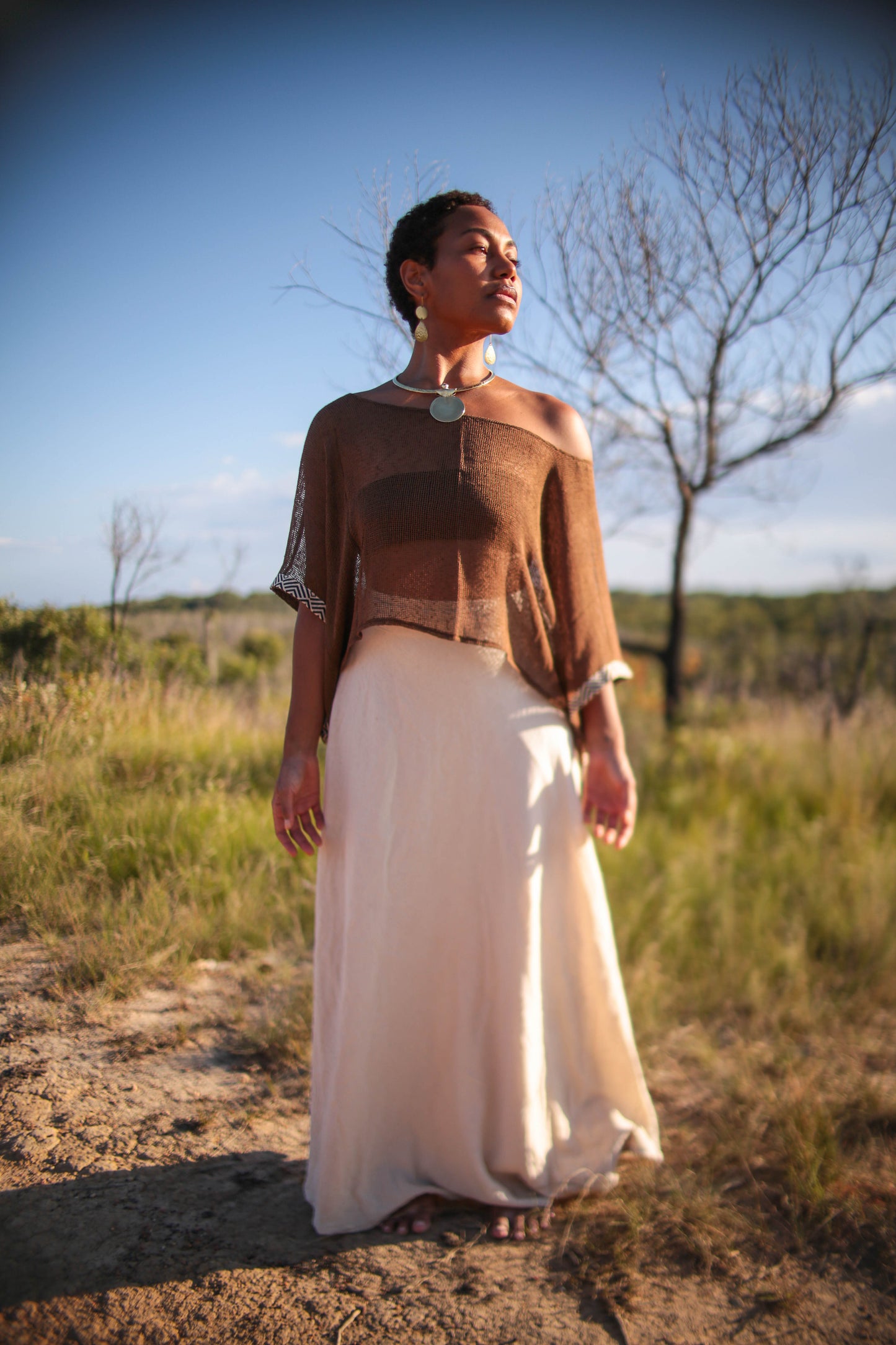 Brass Spiral Choker