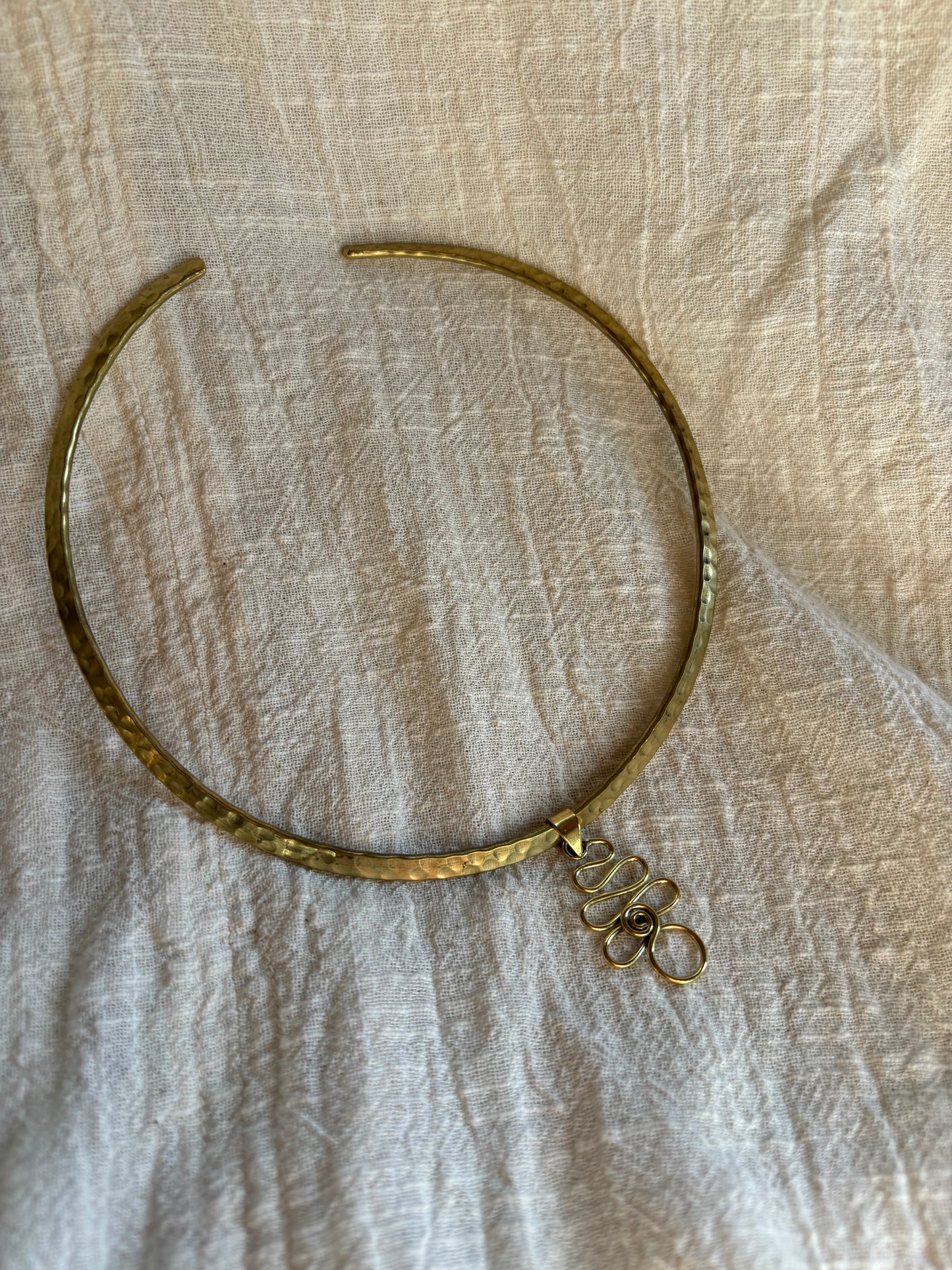 Spiral Pendant Choker